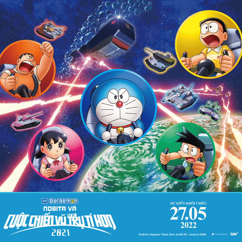 Phim Điện Ảnh Doraemon: Nobita Và Cuộc Chiến Vũ Trụ Tí Hon 2021 Sẵn Sàng Ra Mắt. Mùa Hè Trọn Vẹn Đây Rồi