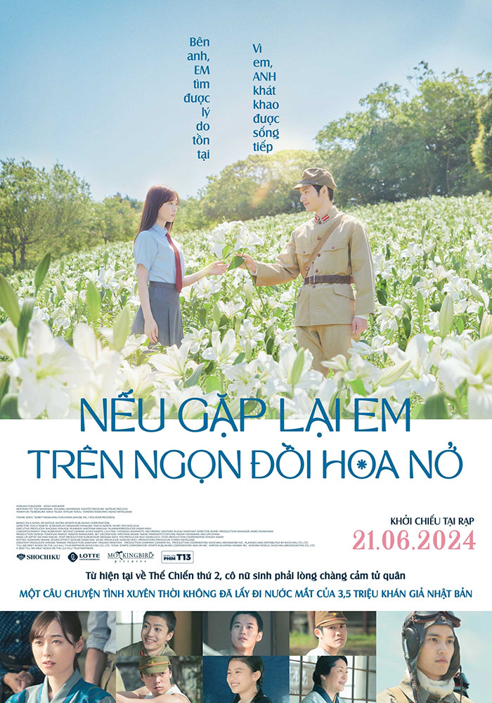 Poster Hiện Tượng Điện Ảnh Nhật Bản “Nếu Gặp Lại Em Trên Ngọn Đồi Hoa Nở” Cập Bến Phòng Vé Việt