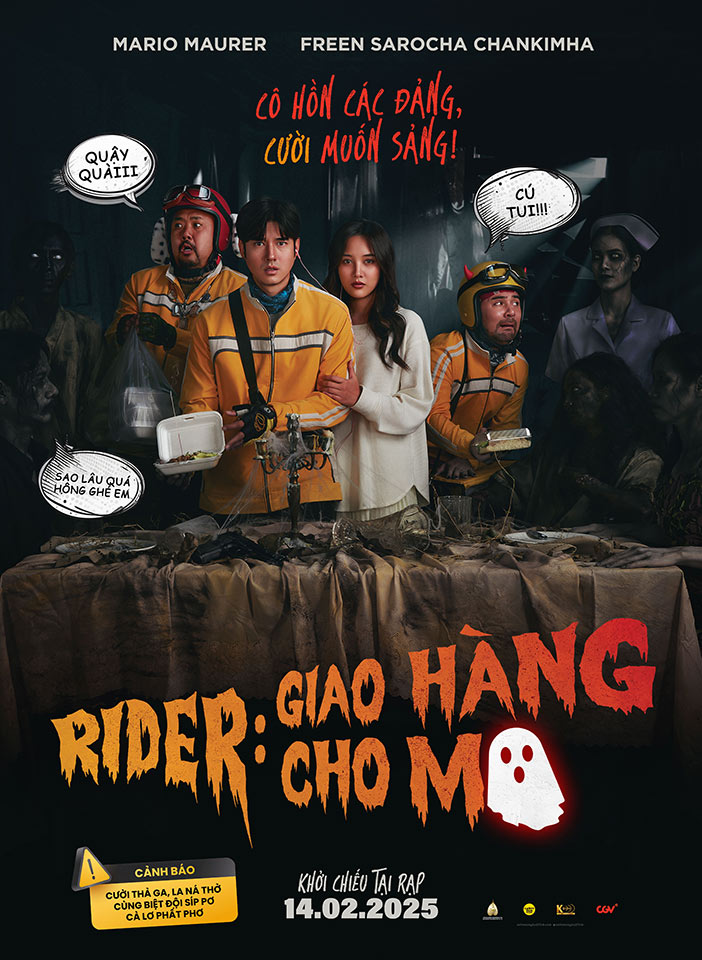 Mario Maurer Và Freen Sarocha Cùng Mối Tình Trái Ngang Trong Phim Kinh Dị Hài Thái “Rider: Giao Hàng Cho Ma” Ra Mắt 14.02 - Ra Rạp Xem Gì