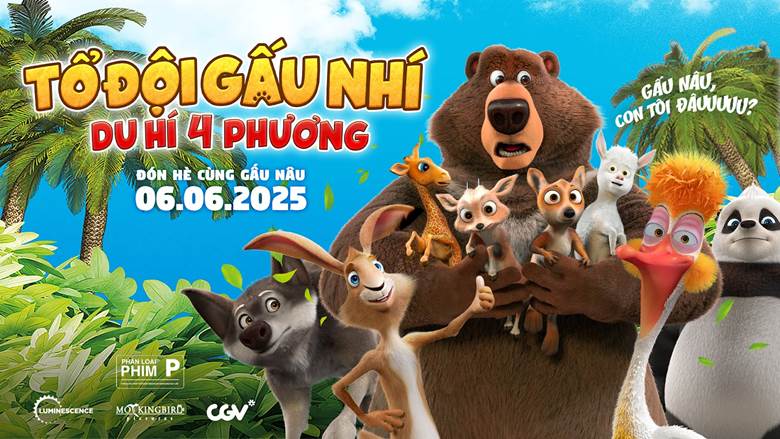 Tổ Đội Gấu Nhí: Du Hí 4 Phương - Chuyến Phiêu Lưu Quanh Thế Giới Của Loạt Phim Hoạt Hình Đình Đám - Ra Rạp Xem Gì