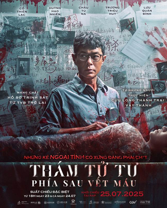 Cổ Thiên Lạc Tái Xuất Màn Ảnh Việt Với Siêu Phẩm Trinh Thám Đậm Chất TVB - Thám Tử Tư: Phía Sau Vết Máu - Ra Rạp Xem Gì