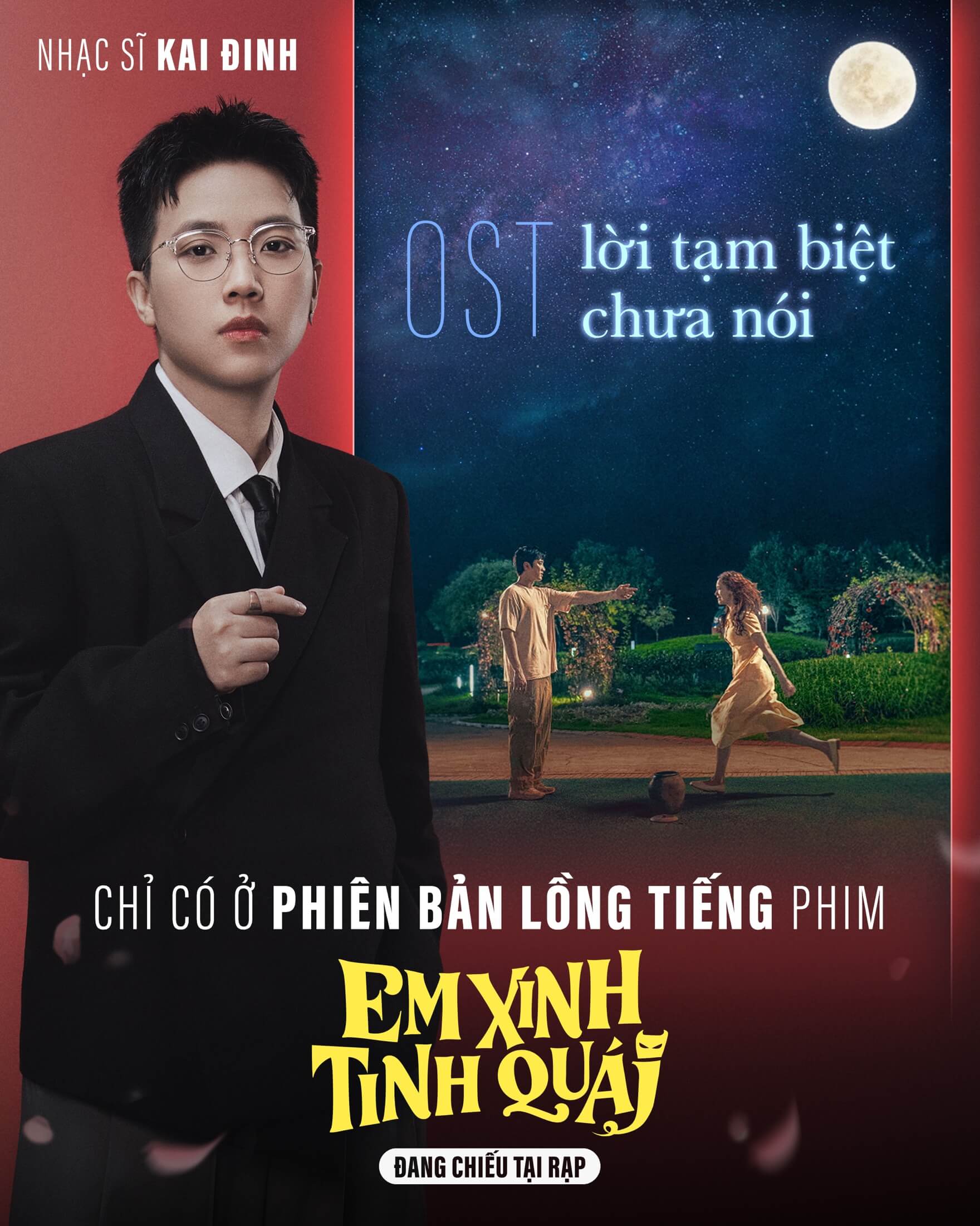 Nhạc Sĩ Kai Đinh Đem Hit Lời Tạm Biệt Chưa Nói Vào Phim Hàn Em Xinh Tinh Quái - Ra Rạp Xem Gì