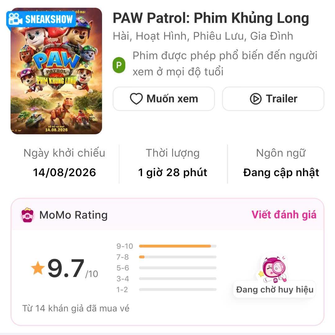 PAW Patrol The Dino Movie